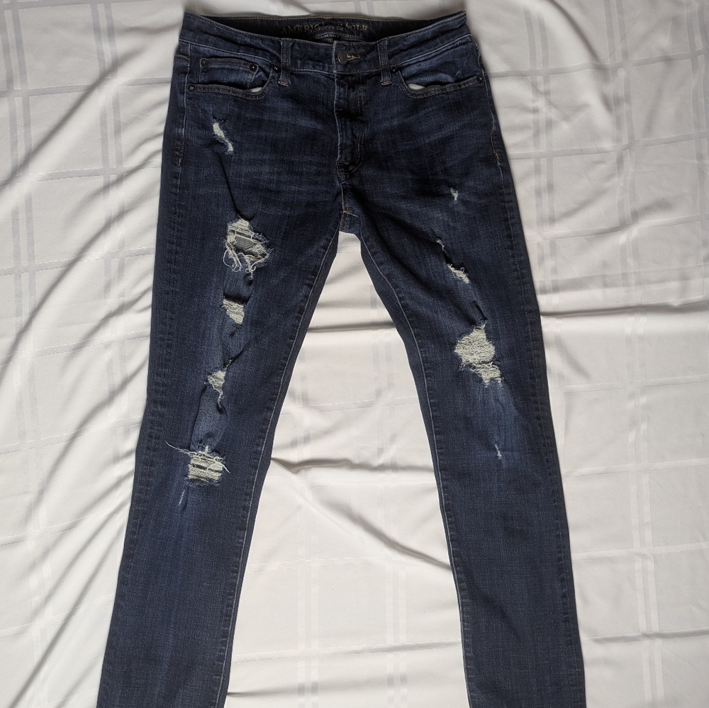 American Eagle Distressed Men's Skinny Jeans